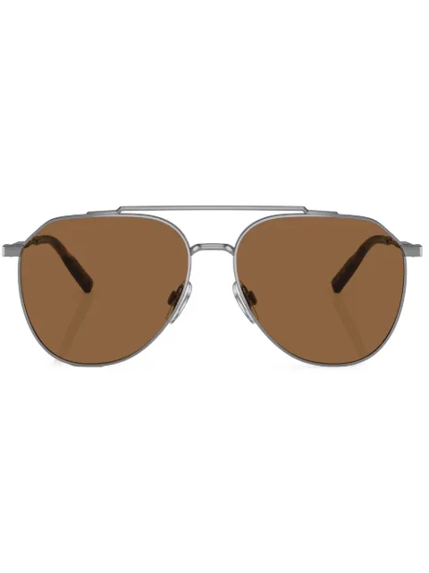 Dolce & Gabbana Eyewear pilot-frame tinted sunglasses Grey DG22960473