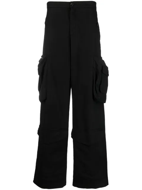 Winnie NY wide-leg cargo trousers Black WN3SMT04BPT1230