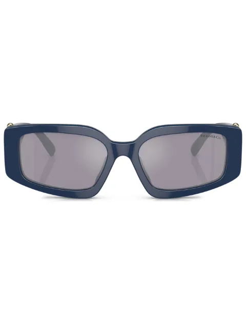 Tiffany & Co Eyewear tinted-lenses rectangle-frame sunglasses Blue TF4208U83852S