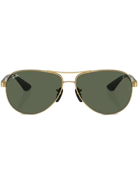 Ray-Ban tinted-lenses pilot-frame sunglasses Gold RB8331MF00871