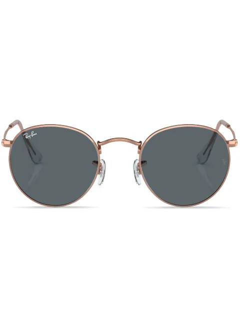 Ray-Ban round-frame sunglasses Gold RB34479202R5