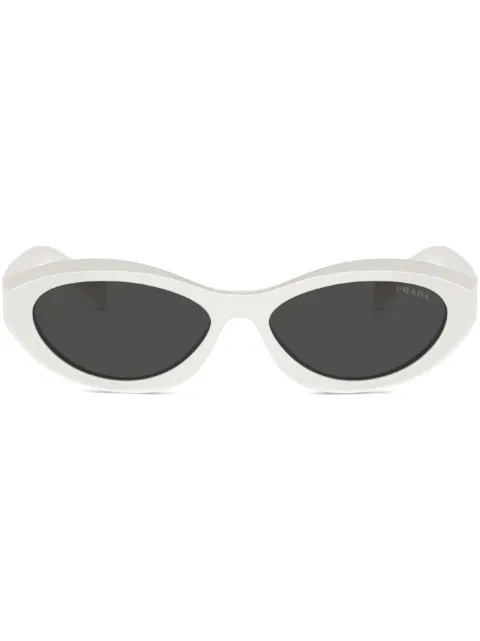 Prada Eyewear cat-eye frame sunglasses White SPR26Z17K08Z