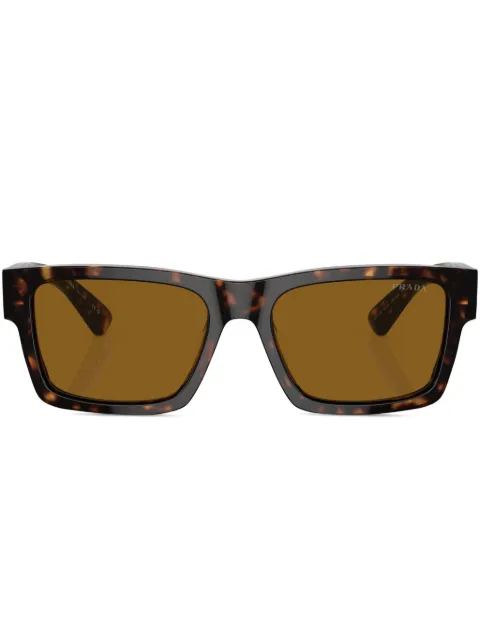Prada Eyewear rectangle-frame sunglasses Green SPR25Z2AU0B0