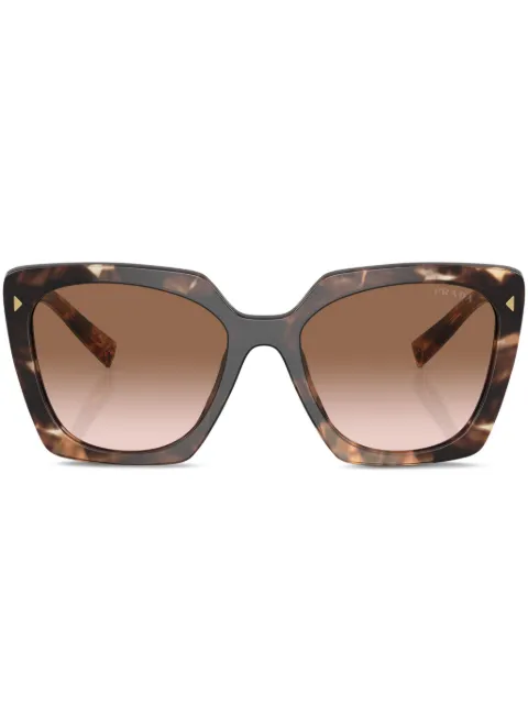 Prada Eyewear oversize cat-eye sunglasses Green 0PR23ZS