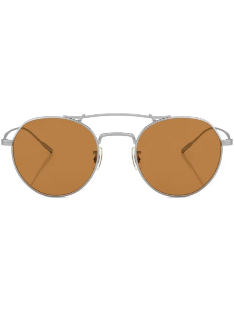 Oliver Peoples Reymont round-frame sunglasses Silver OV1309ST503653