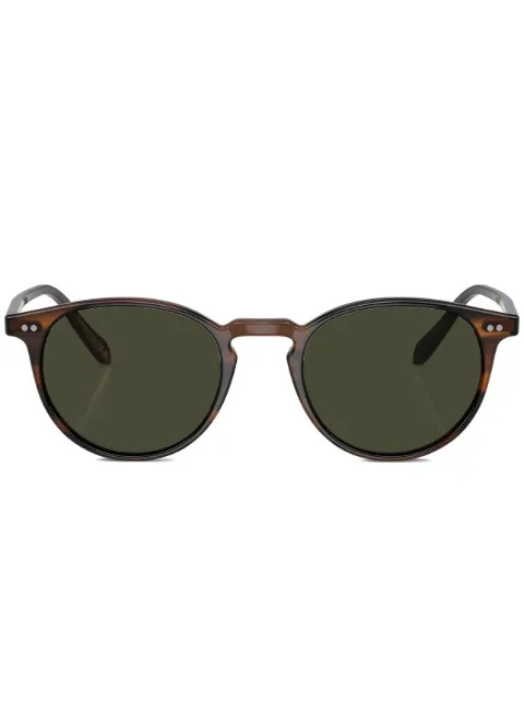 Oliver Peoples Riley round-frame sunglasses Brown OV5004SU1724P1