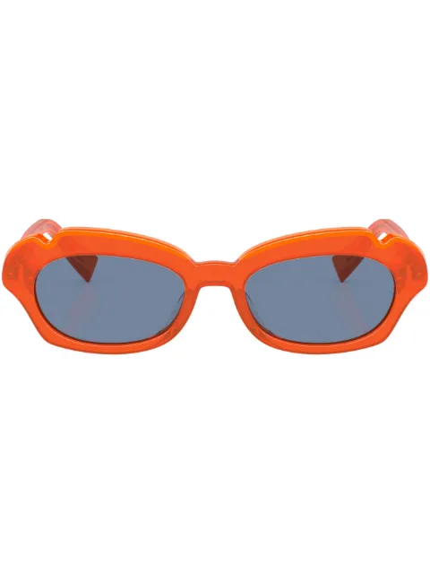 Alain Mikli geometric-frame sunglasses Orange A0507100555