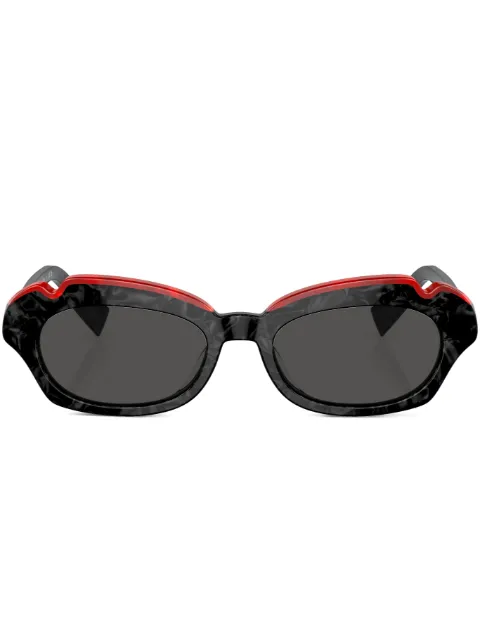 Alain Mikli tinted round-frame sunglasses Black A0507100187