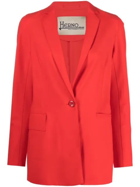 Herno First Act single-breasted blazer Red GA000234D13455S