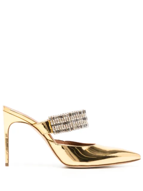 Malone Souliers Jolie leather mules Gold JOLIE901