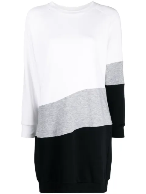 Ioana Ciolacu long-sleeve sweatshirt dress White ID19DR07