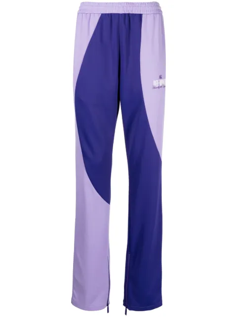 Off-White colourblock track pants Purple OMCJ024S23FAB0013801