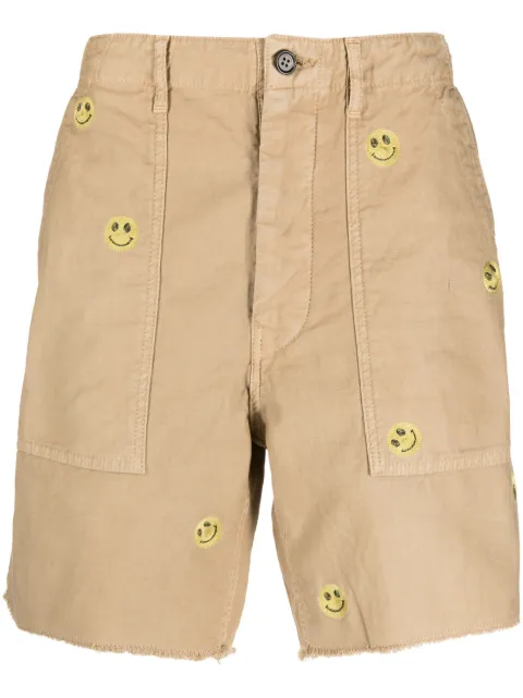 PRESIDENT'S smile-print shorts Neutrals P23PPU095P3440214