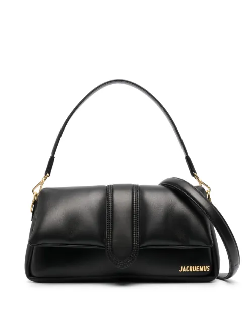 Jacquemus Le Bambimou leather shoulder bag Black 231BA0523073