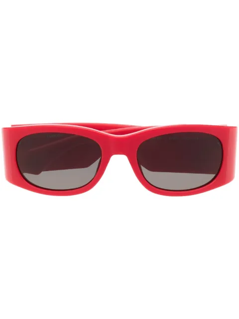 Ambush Eyewear Gaea logo-print tinted sunglasses Red BERI016S23PLA0012507