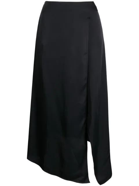 Stella McCartney asymmetric high-waisted midi skirt Black 6300433BU370