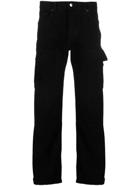 AMIRI distressed straight-leg jeans Black PS23MDF004