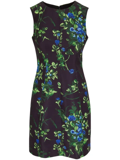 Carolina Herrera floral-print dress Black S2311N505TRF