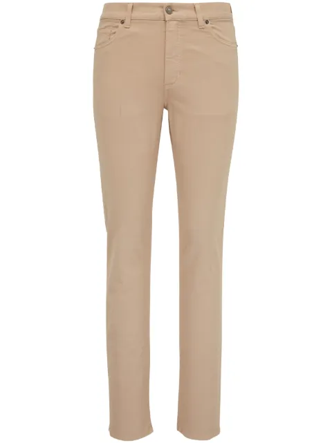 Zegna slim-cut leg trousers Neutrals E8PZWGAN
