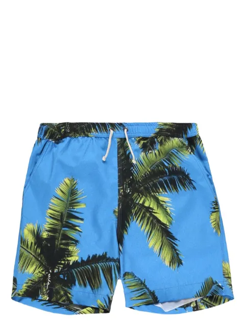 BLUE SKY INN palm tree-print swim shorts Blue BS2301SW014