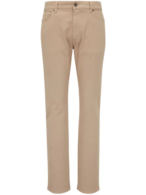 Zegna slim-cut leg trousers Neutrals E8PZWCITY
