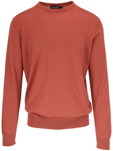 Zegna round-neck jumper Orange UBJ00A5110