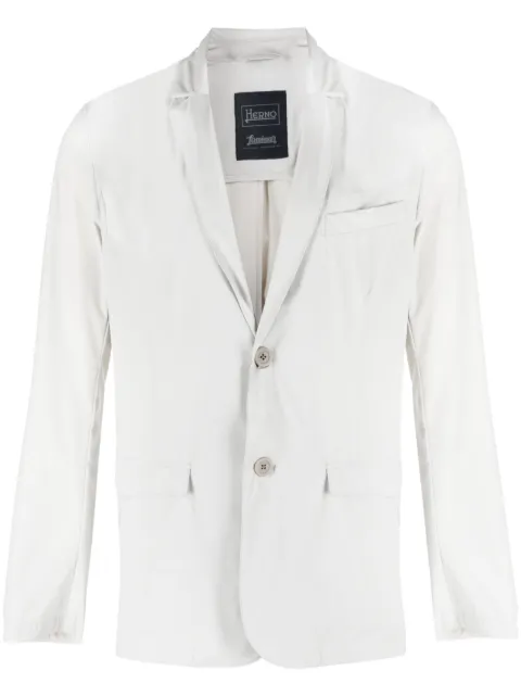Herno plain single-breasted blazer Grey GA00021UL12803