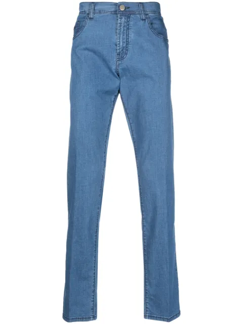 Canali straight-leg denim jeans Blue PD0121991807