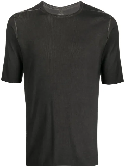 Isaac Sellam Experience faded-effect organic-cotton T-shirt Black HUMANOT