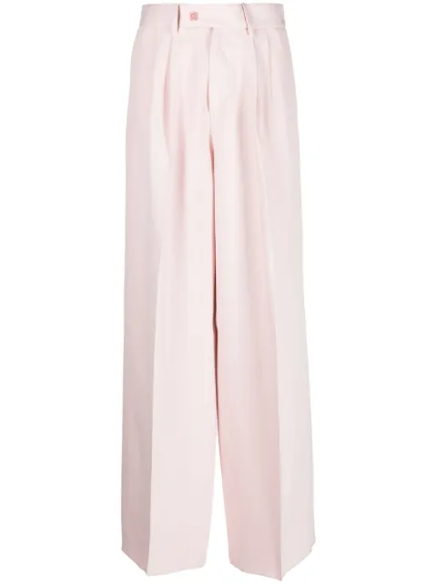 AMIRI wide-leg tailored trousers Pink SS23WAW007