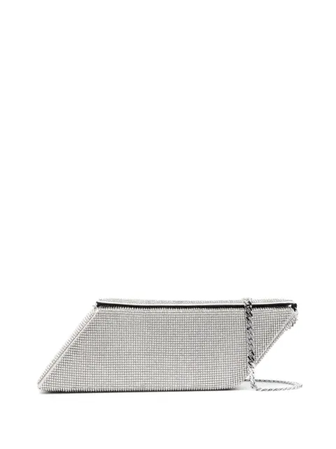 Kara crystal-embellished box-shaped shoulder bag White HB3571830