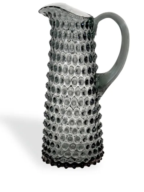 KLIMCHI Hobnail crystal tall jug Black 1618510003627