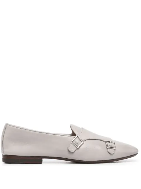 Henderson Baracco buckle-detail leather loafers Grey MAYT1