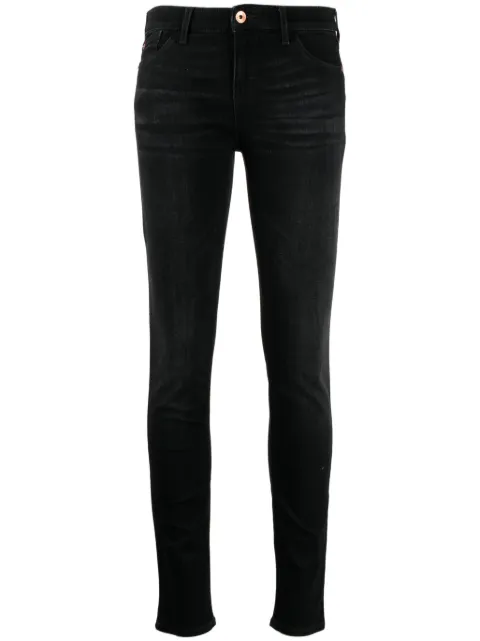 Emporio Armani embroidered-logo jeans Black 3R2J232DZ4Z
