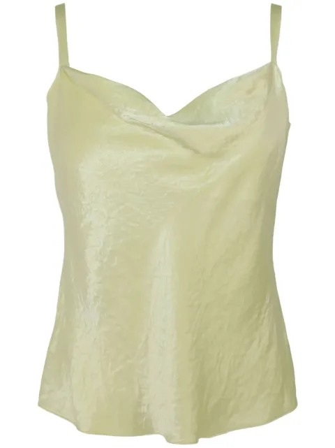 Vince cowl-neck sleeveless top Green V935112822