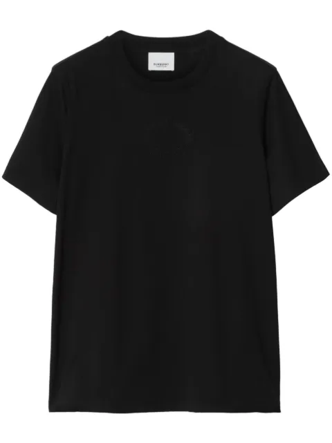Burberry tonal embroidered-logo T-shirt Black 8069108