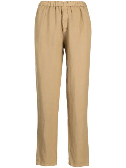 Boglioli straight-leg linen trousers Brown 80908QBLC426