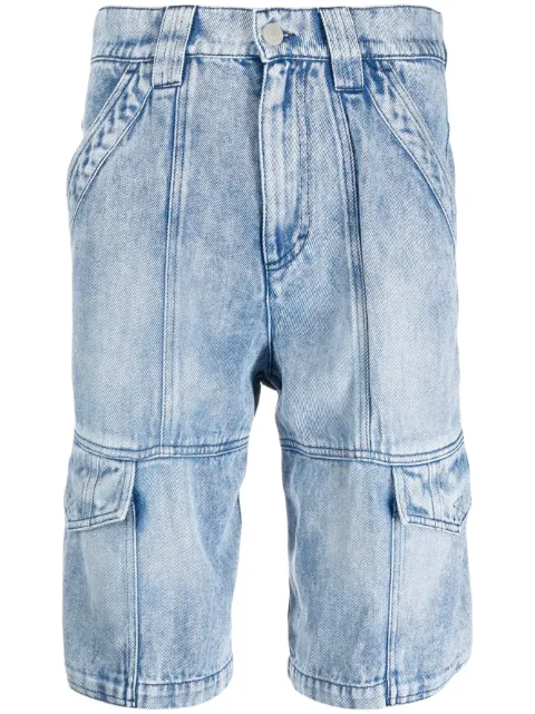 MARANT Timy cargo shorts Blue SH0046HAA1H32H