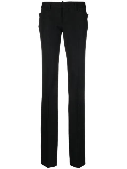 DSQUARED2 slim-cut virgin wool trousers Black S72KA1217S78136