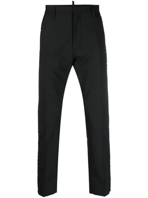 DSQUARED2 tailored straight-leg trousers Black S71KB0545S53632