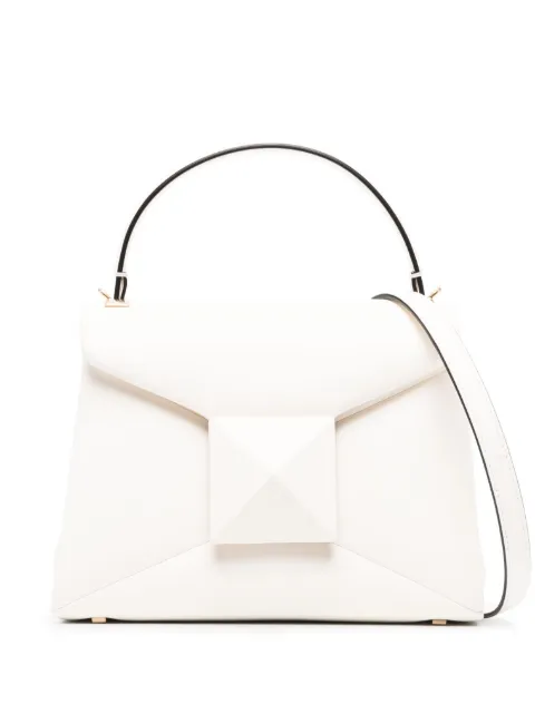 Valentino Garavani One Stud leather tote bag White WB0L33AKU