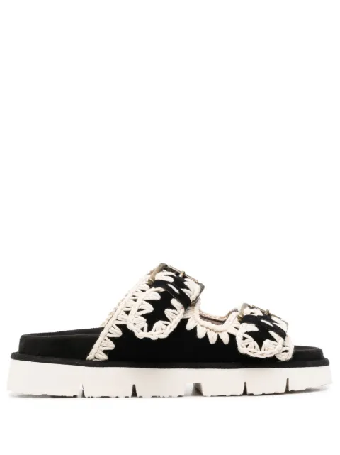 Mou Bio Buckle sandals Black MUSW461005A