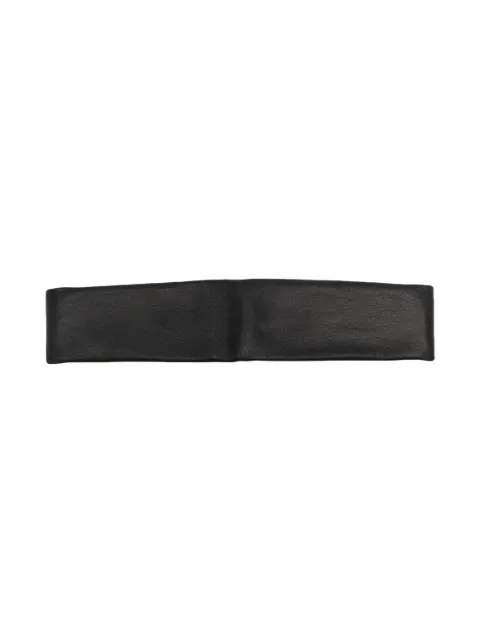 Manokhi elastic plain hair band Black MANO455