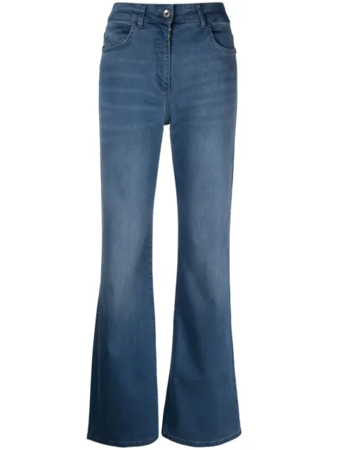 Patrizia Pepe high-waisted flared jeans Blue CP0937D1HIB