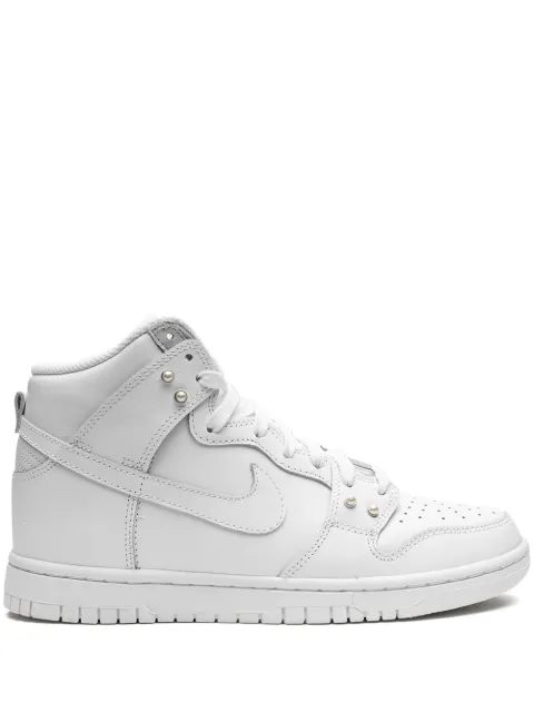 Nike Dunk High leather sneakers White DM7607
