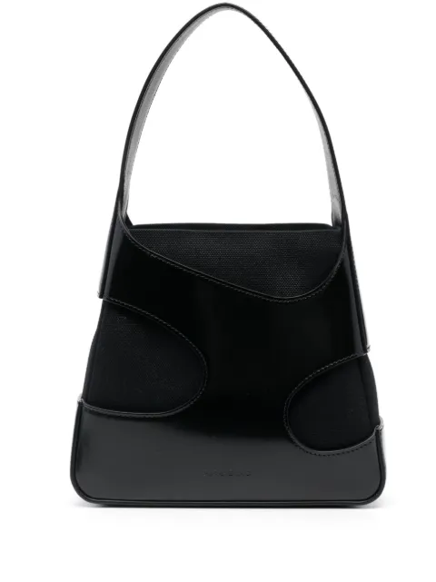 Ferragamo cut-out leather shoulder bag Black 762295