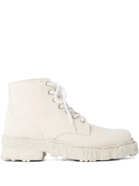 Maison MIHARA YASUHIRO lace-up boots White S09FW703