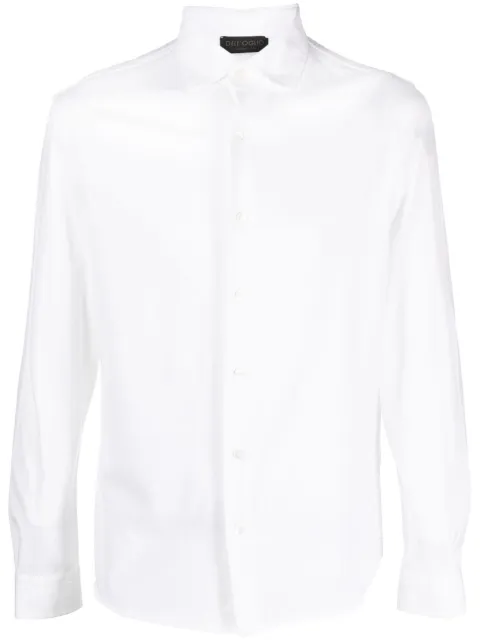 Dell'oglio long-sleeve cotton shirt White CAMLBASJERVIN