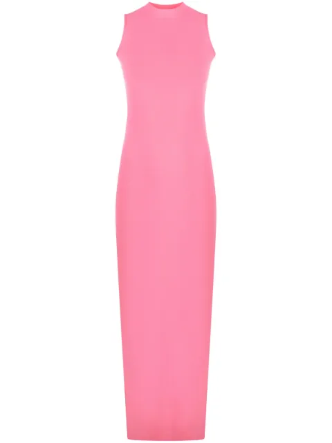 Sportmax cut-out detail long dress Pink 2323210132600