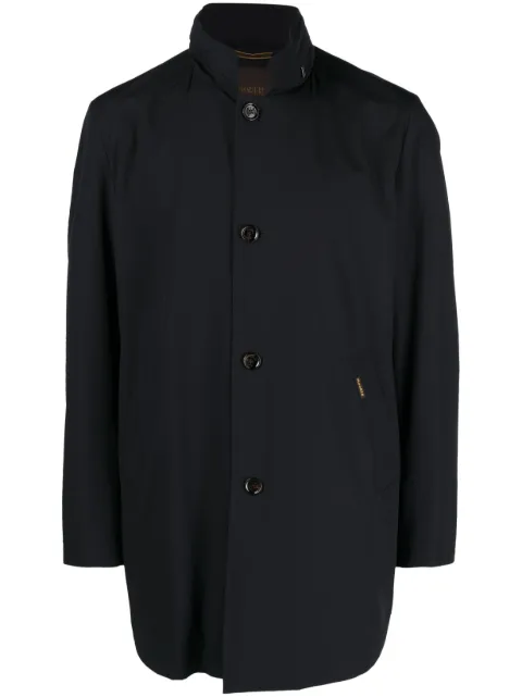 Moorer stand-up collar raincoat Black MOUGI100033TEPA009